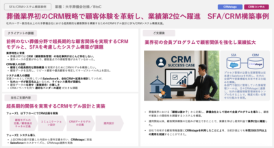 SFA/CRM構築事例